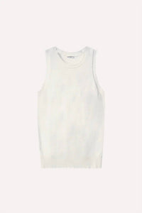 Minnie Rose - Cotton Cashmere Frayed Tank