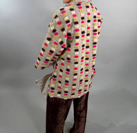 Ivy Jane - Textured Block Knit Mid-length Coat