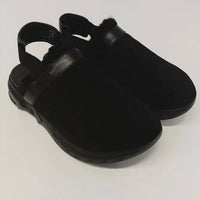 Givenchy Men's Marshmallow Hoya Shearling-lined Suede Mules in black - men's loafer - alternate view