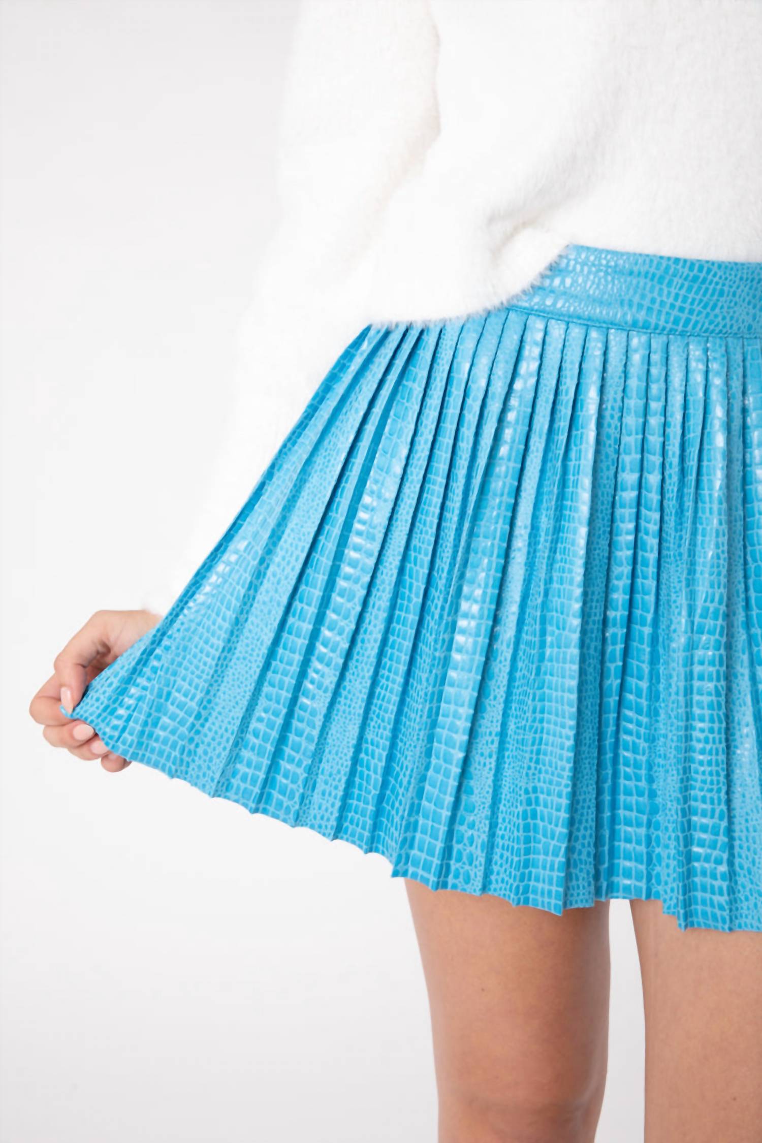 Sincerely Ours - SNAKE MINI SKIRT
