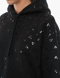 Valentino - All Over Sequined Monogram Hoodie