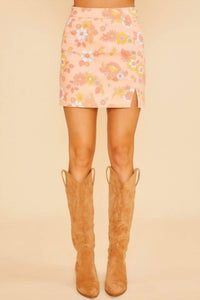 Disco Avenue Ever After Mini Skirt in orange - women's skirt