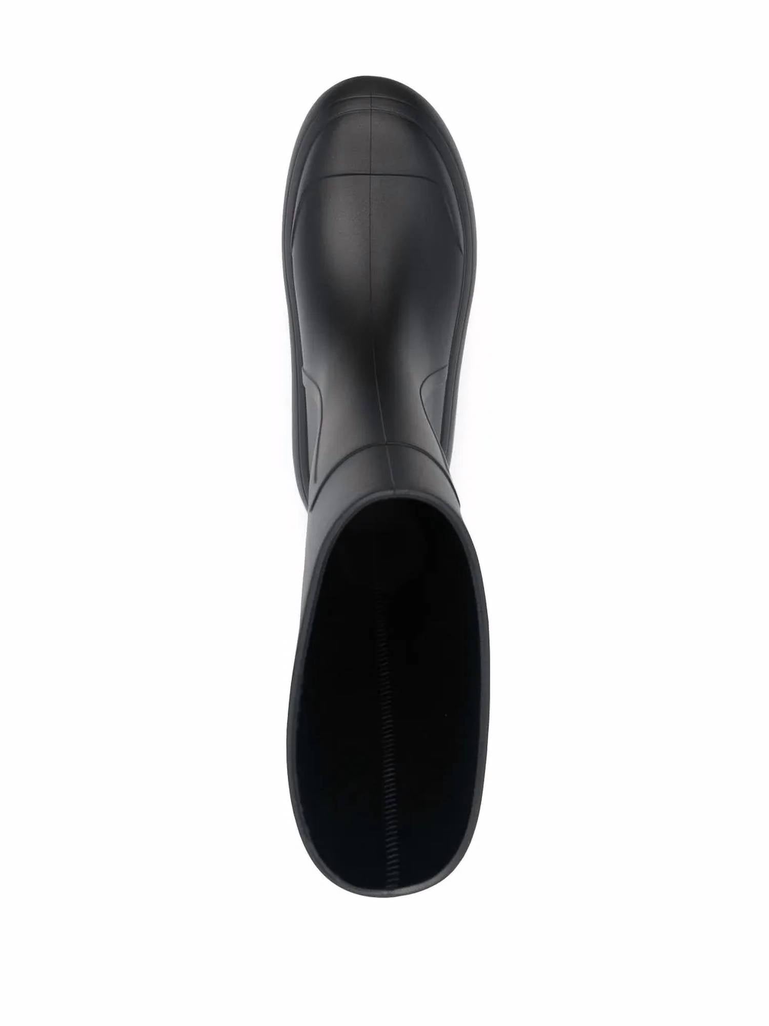 Salvatore Ferragamo Women's Gancini-debossed Rain Boots in black - women's shoe - view 194