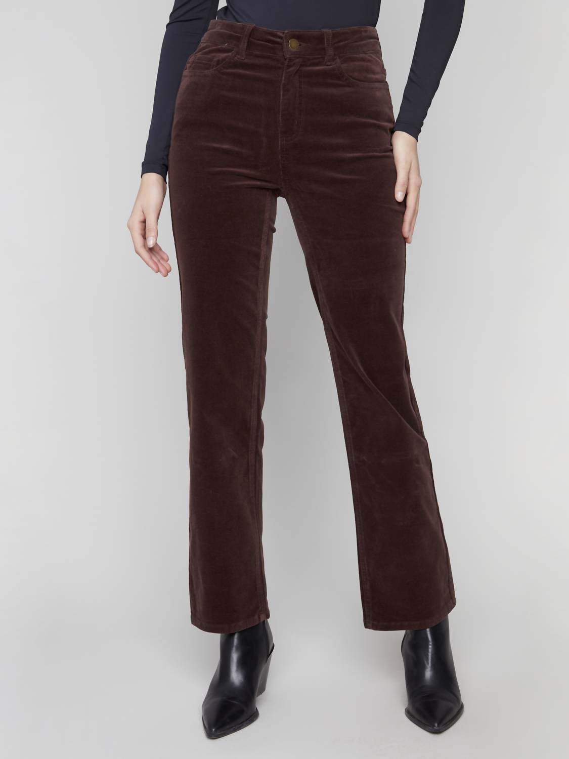 Charlie B - Straight Leg Corduroy Pants