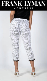Frank Lyman - Capri Pants with Pom Poms