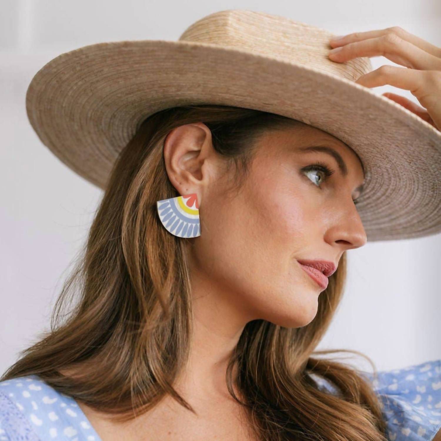 Sunshine Tienda - Women's Reyna Tile Earrings