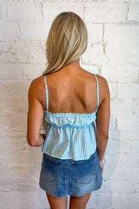Olivaceous - Emilie Peplum Cami Top