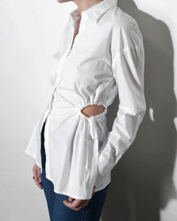Greylin - Naira Drawstring Long Sleeve Shirt