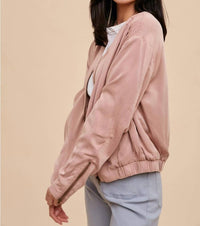 In-Loom - Garment Washed Tencel Bomber Jacket