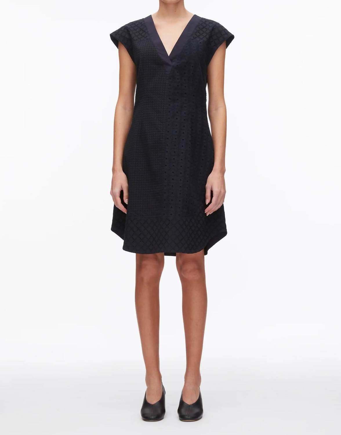 3.1 Phillip Lim - Broderie Anglaise Patchwork Sleeveless Mini Dress