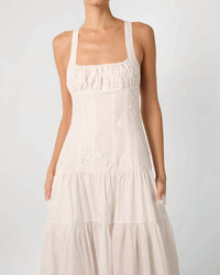 We Wore What - Ruched Cup Peplum Midi Dress