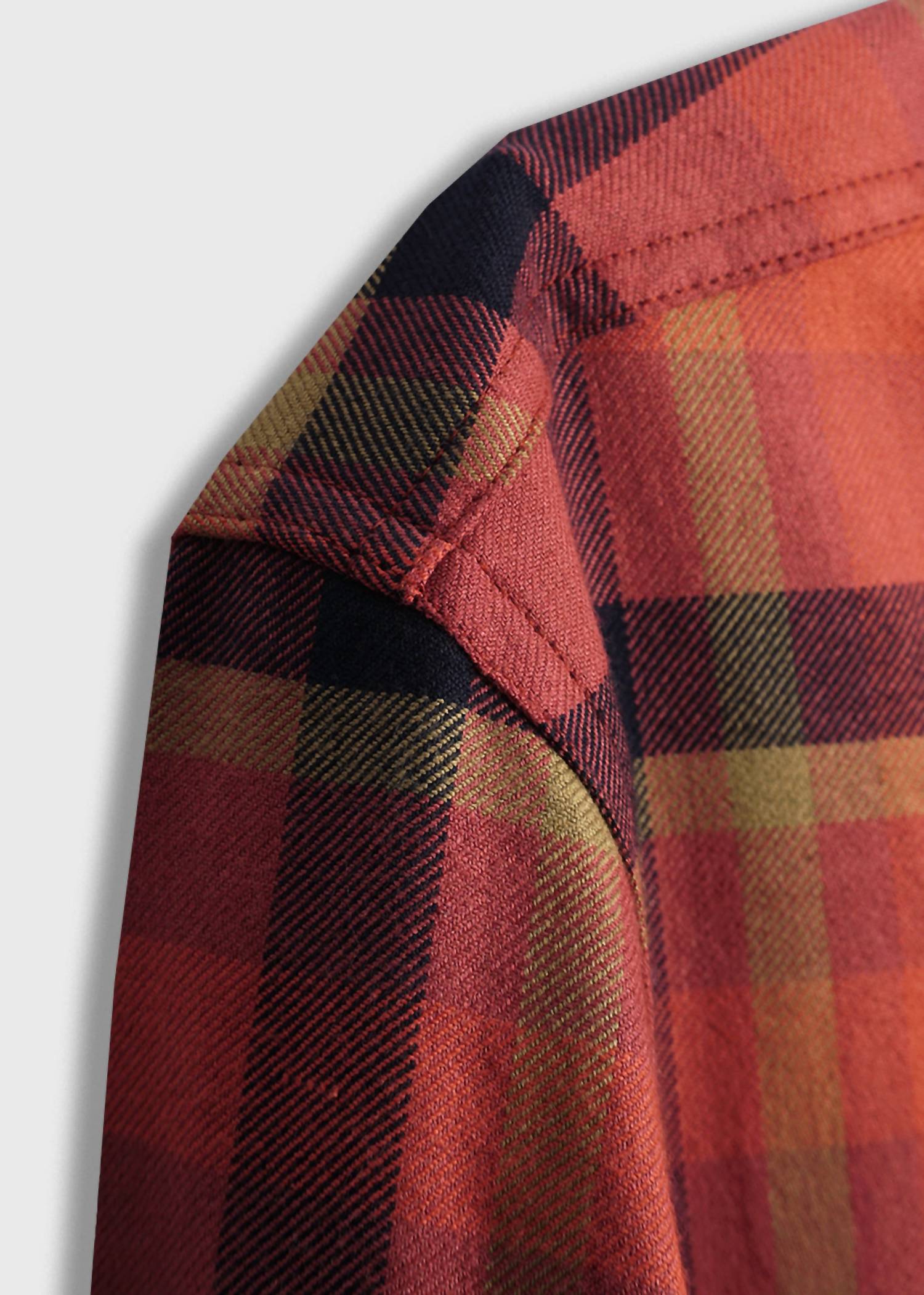 Iron & Resin Men's Palmer Shirt in marsala - men's shirt - alternate view