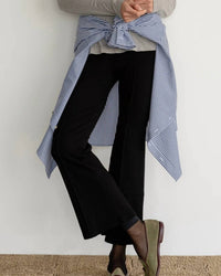 Donni. - Rib Kick Flare Pant