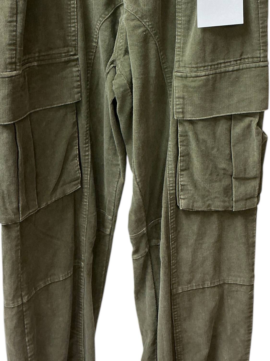 &merci Women's Mineral Washed Drawstring Pants in olive - women's pants - alternate view