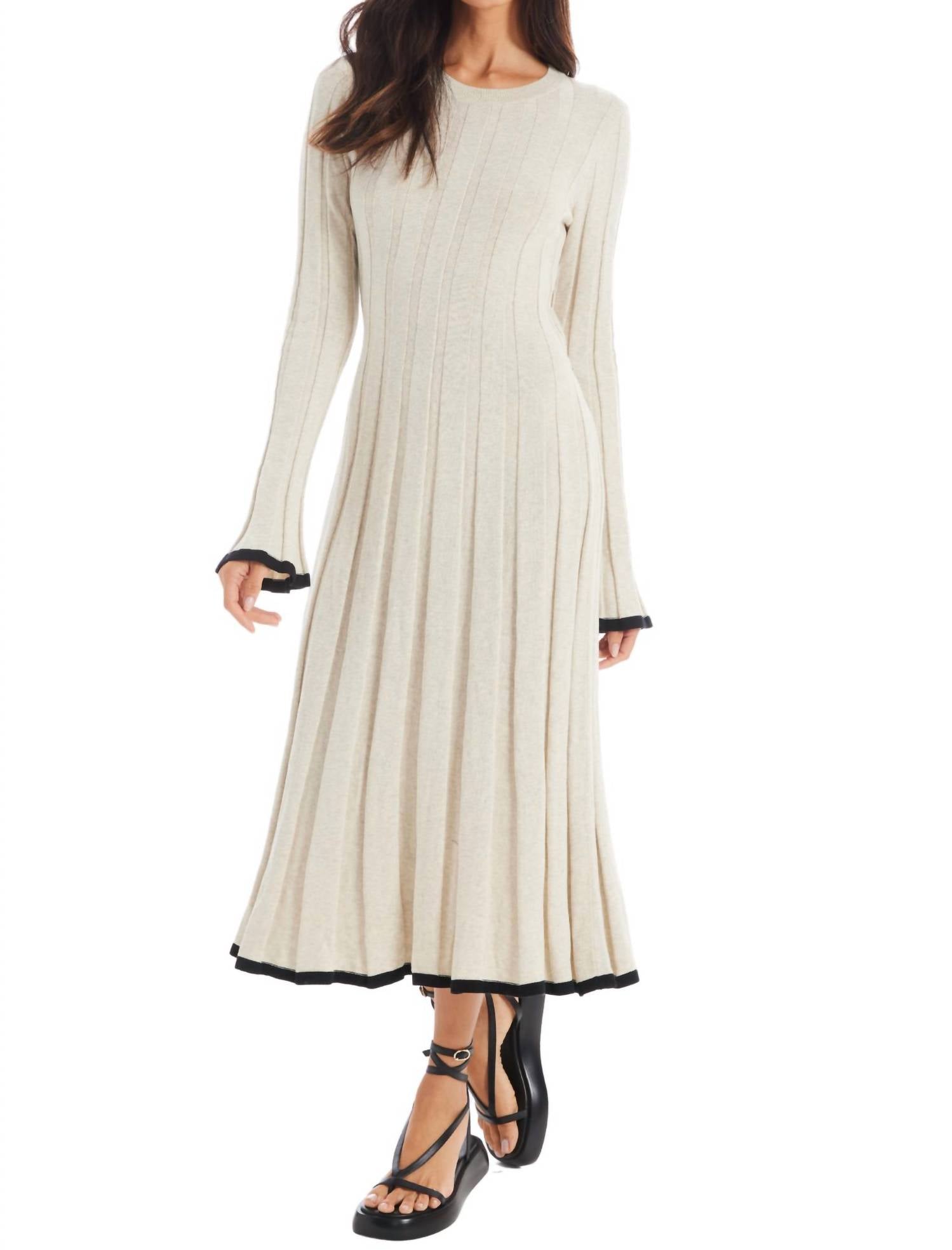 ALLISON NEW YORK Francesca Midi Dress in natural - women's dress