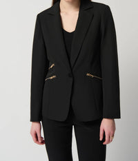 Joseph Ribkoff - ZIP ACCENT BLAZER