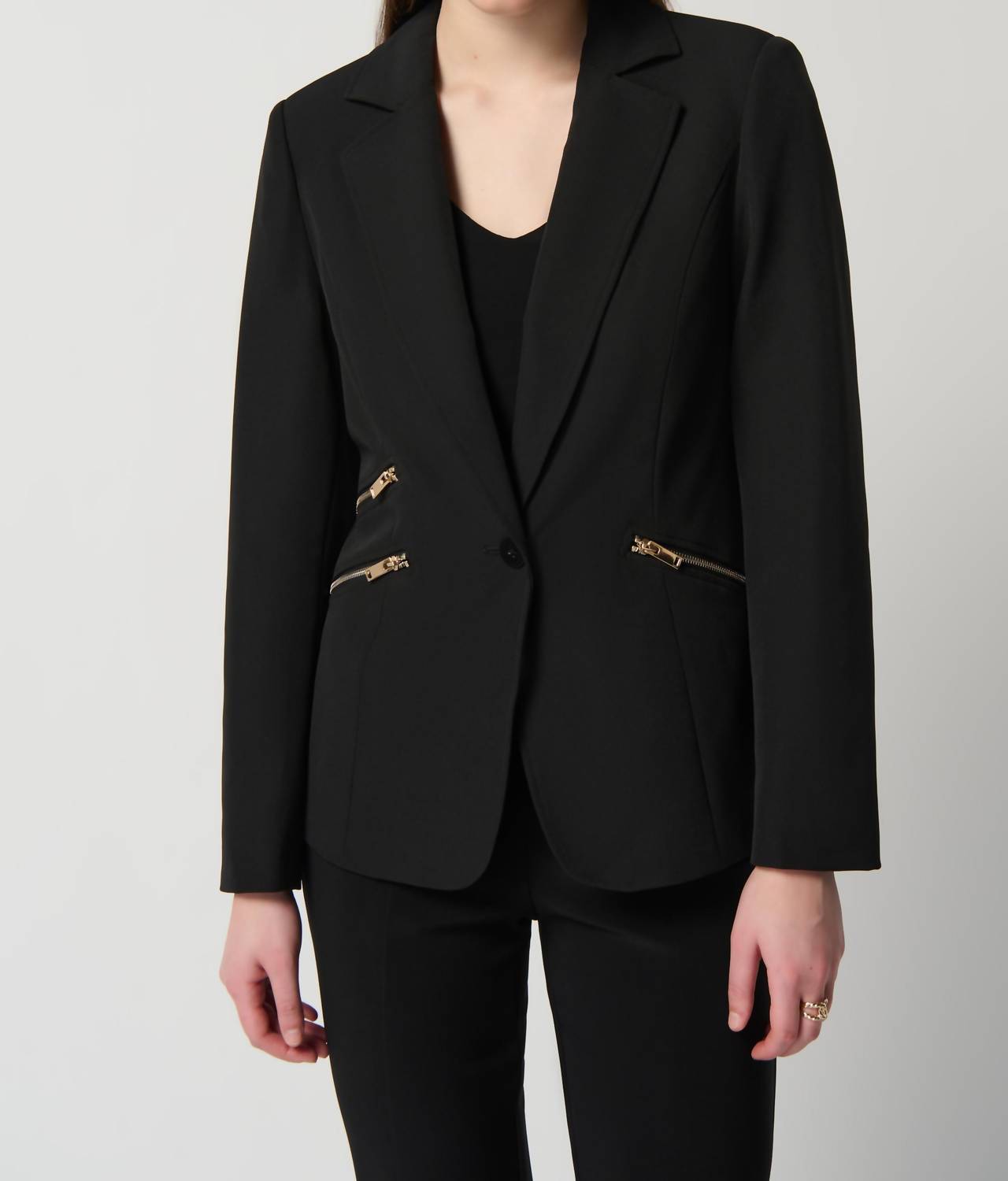 Joseph Ribkoff - ZIP ACCENT BLAZER