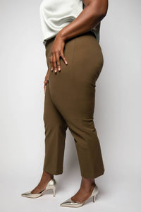 Vince - High Waist Crop Flare Pants - Plus