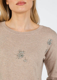 J. Society - Ariana Brooch Crew Sweater