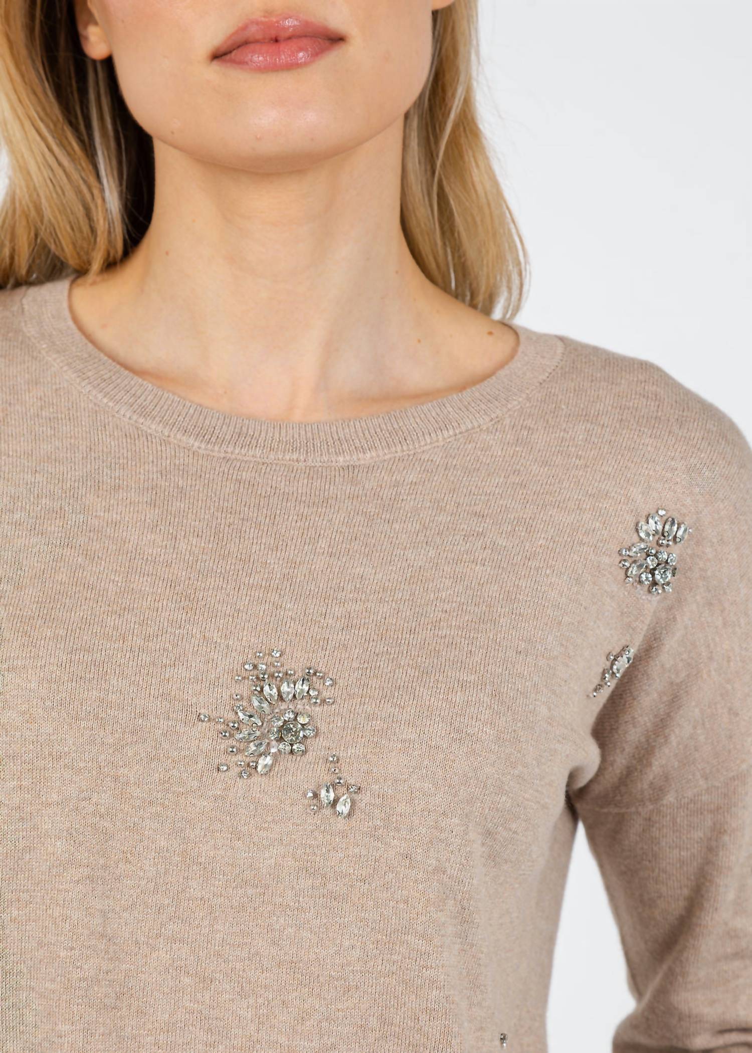 J. Society - Ariana Brooch Crew Sweater