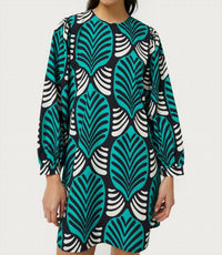 Compania Fantastica - Short Dress With Large Brigitte Print