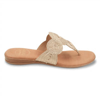 andre assous Women's Nikky Sandals in platino - women's sandal
