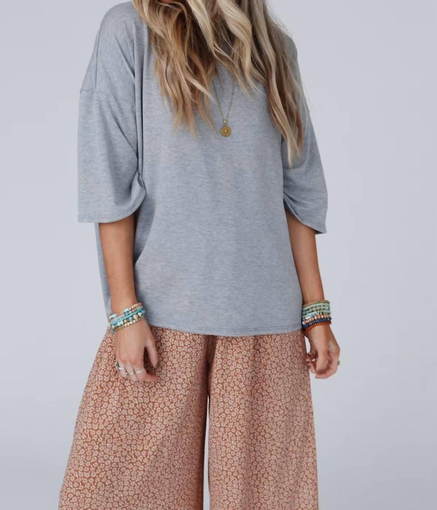 Three Bird Nest - High Low Ruffle Tee