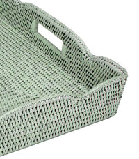 Caspari - Rectangle Rattan Tray