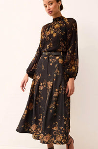 Marie Oliver Faith Midi Skirt in gilded 2 - women's skirt - alternate view