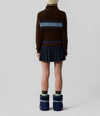 Guest In Residence - Cable Collegiate Polo Sweater