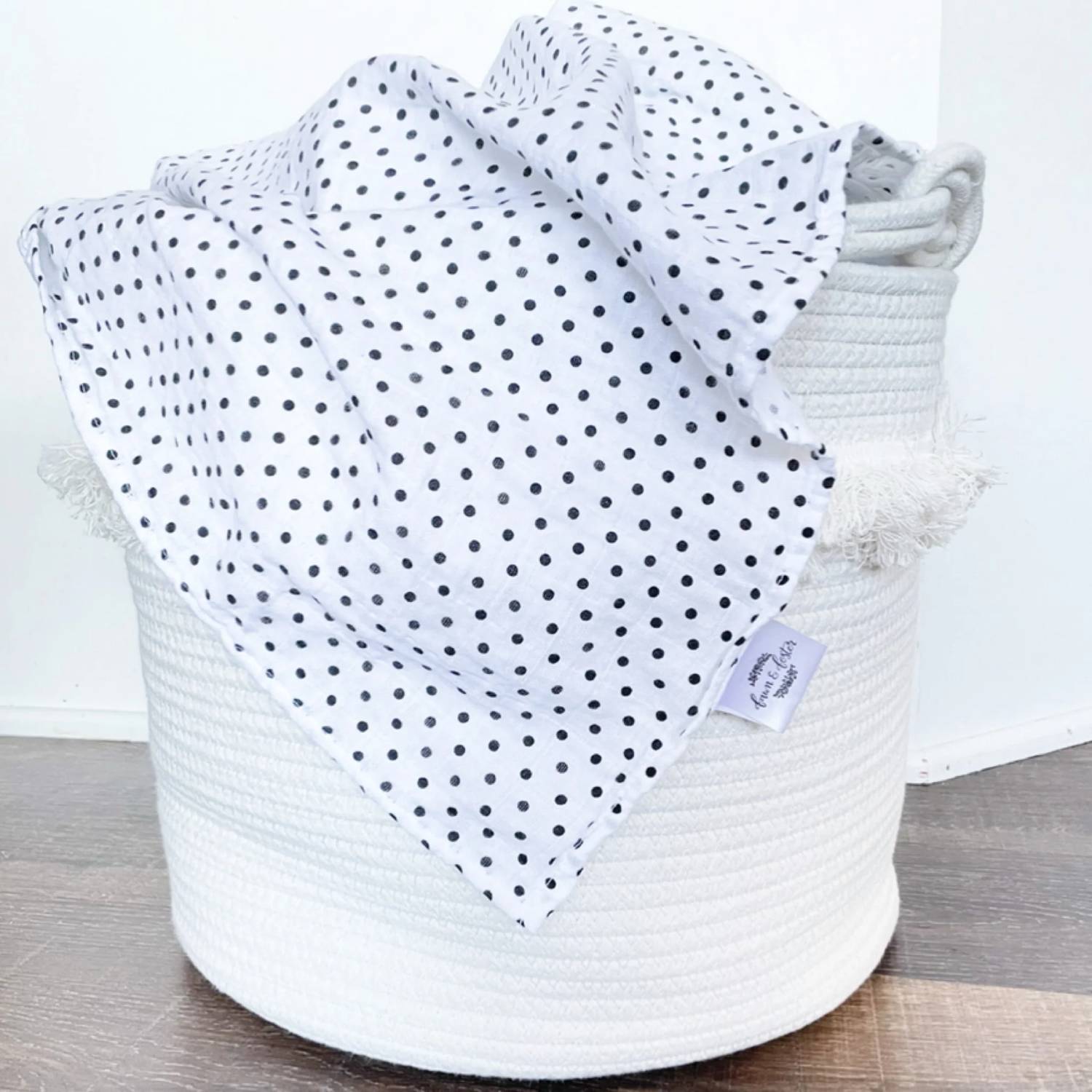 Fawn & Foster - Baby Organic Muslin Gauze Swaddle Blanket - Hazel