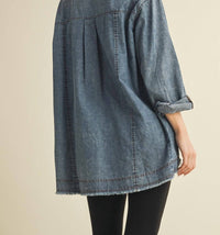 Mustard Seed - Patch Pocket Denim Top