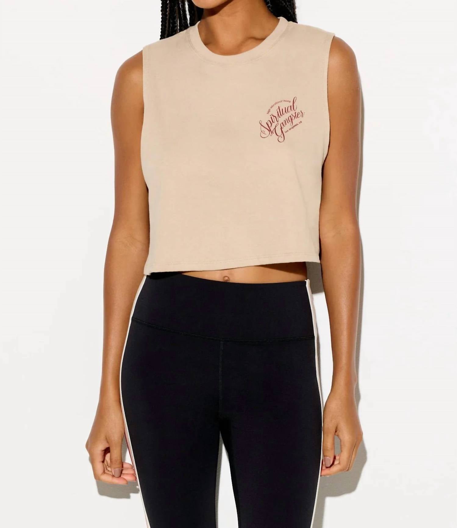 Spiritual Gangster - Living Spirit Crop Tank Top