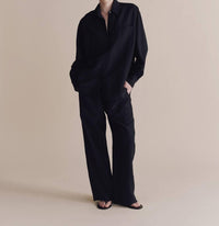 Mijeong Park - Silk Linen Oversized Shirt