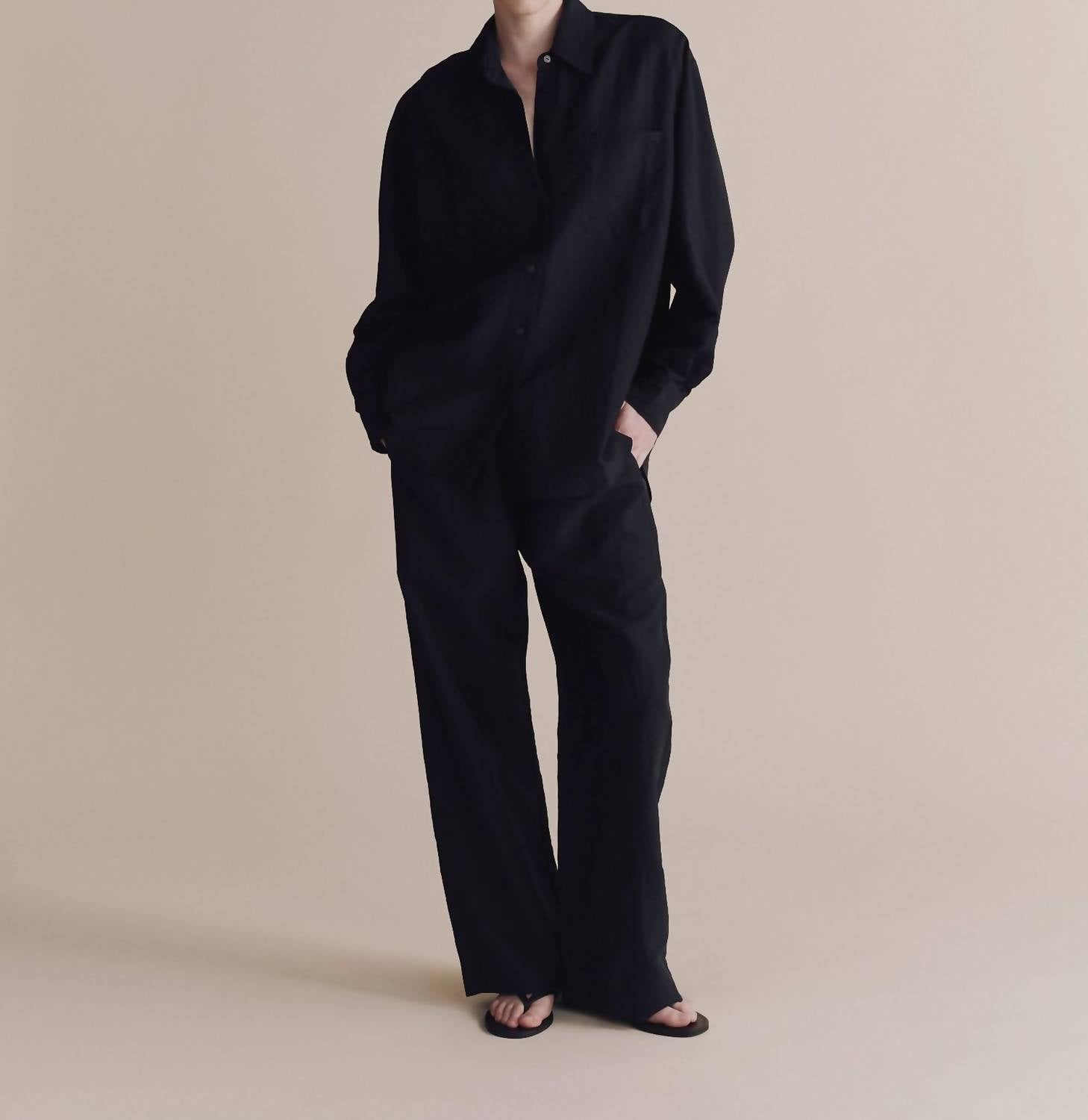 Mijeong Park - Silk Linen Oversized Shirt