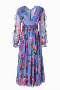 Carolina Herrera - Ruffle Chiffon Dress