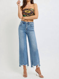 Risen - Daphne High Rise Crop Wide Jeans