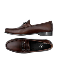 Martin Dingman - Men's Bermuda Braid Bit Loafers