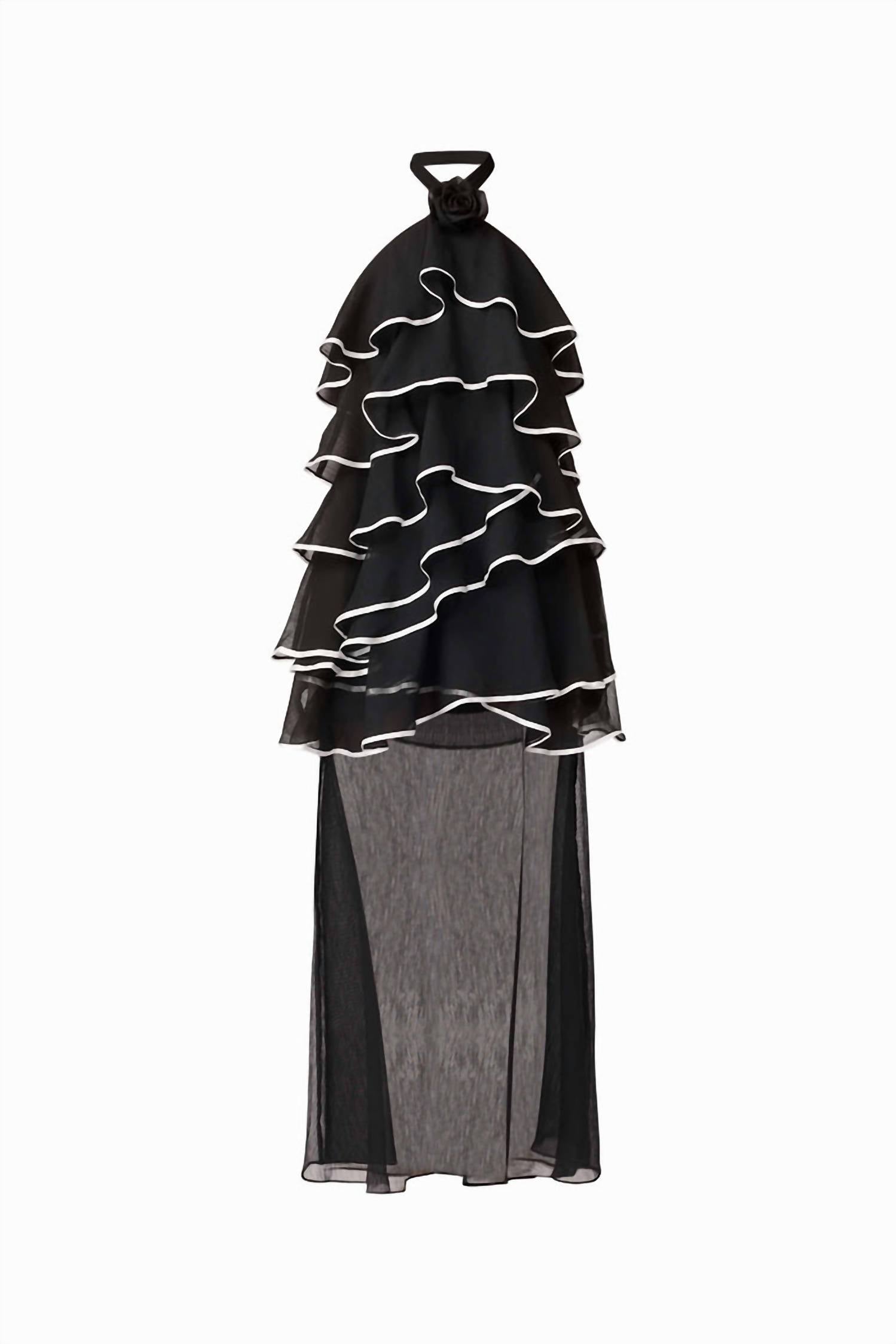 ELLIATT Melissa Halter Maxi Dress - Plus in black - women's dress - view 7