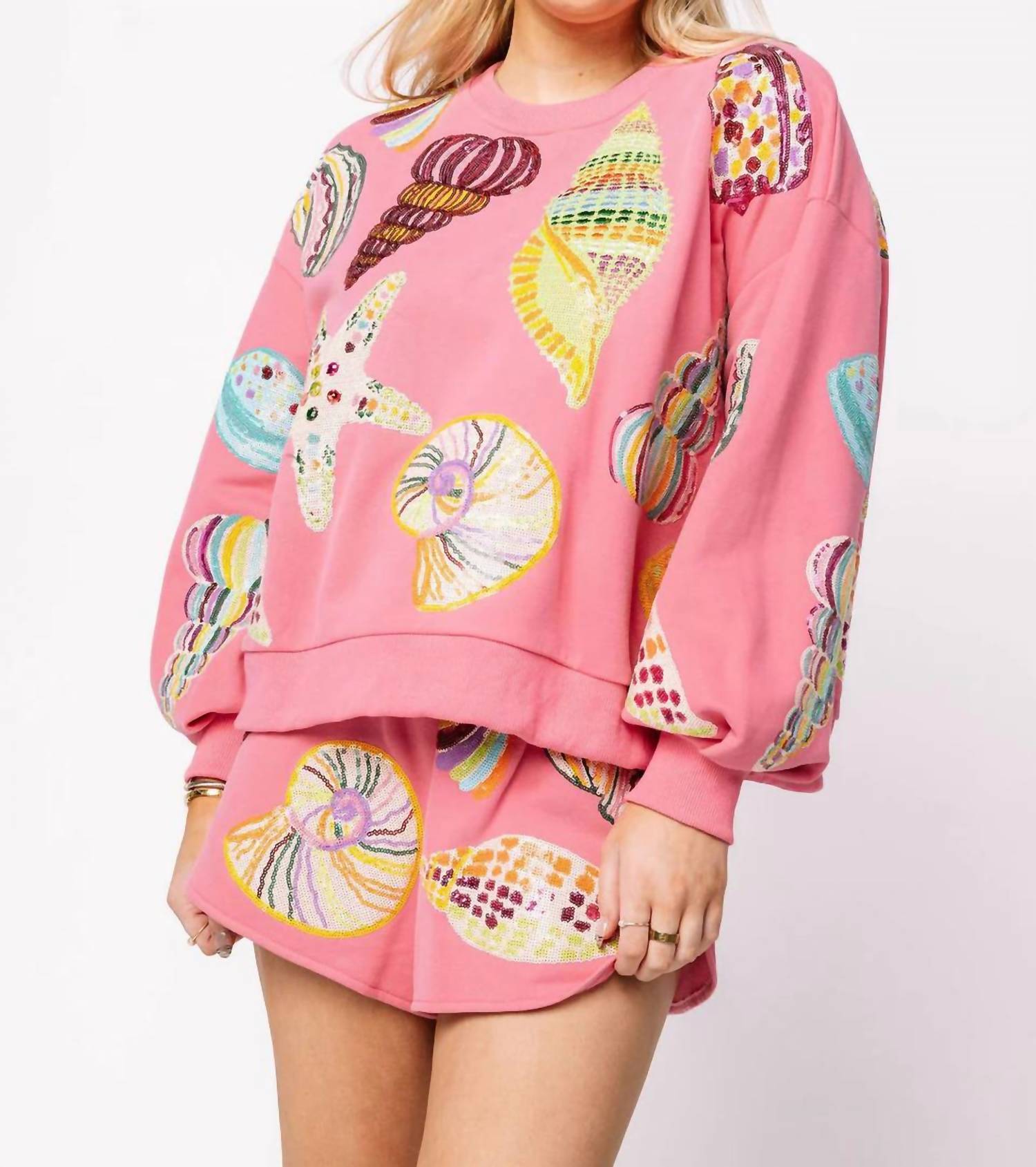 Queen Of Sparkles - Multi Shell Sweatshirt