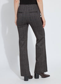 Lysse - Patterned High Waist Ponte Trouser