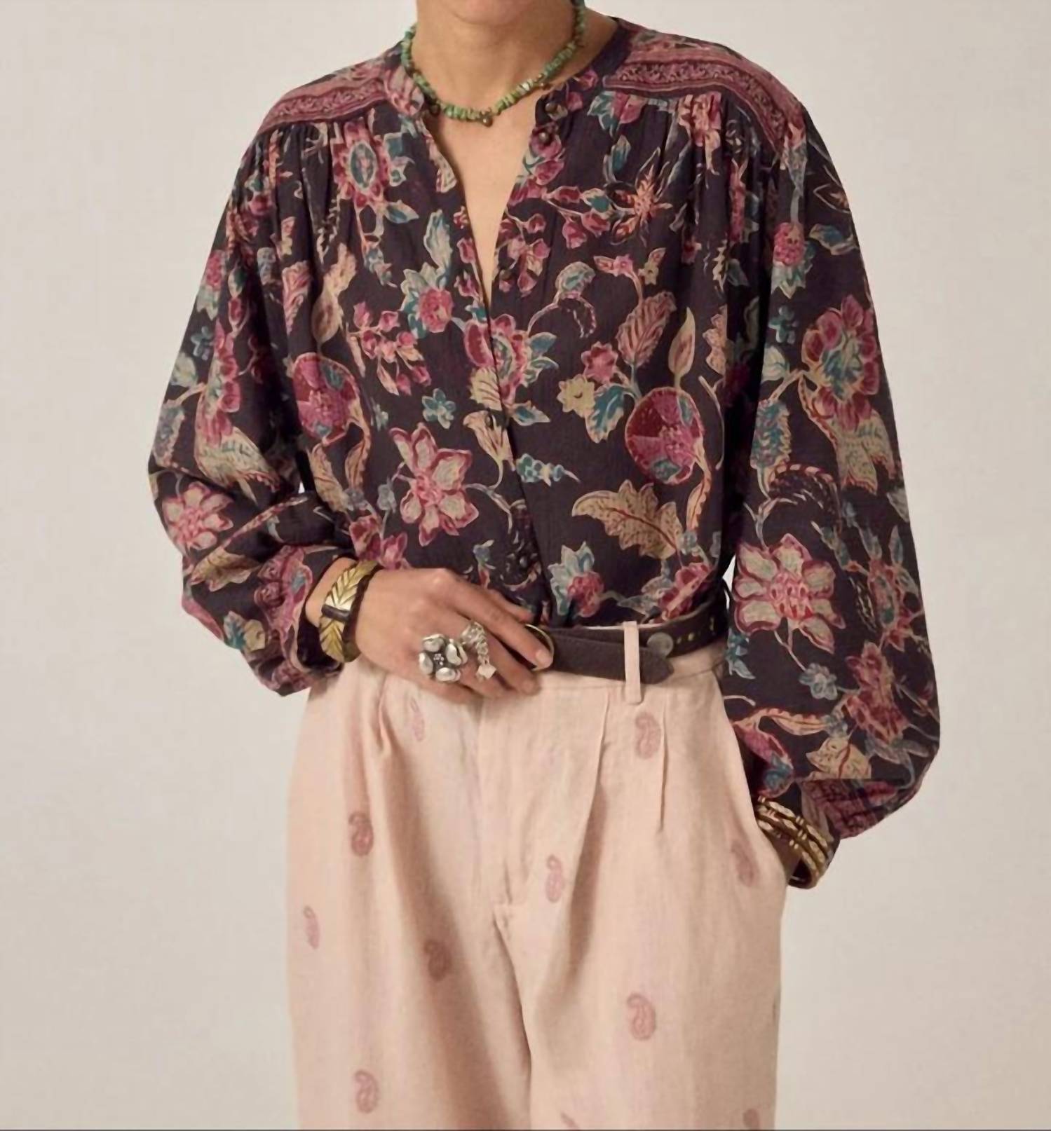 Maison Hotel - Wild Iris Luna Shirt