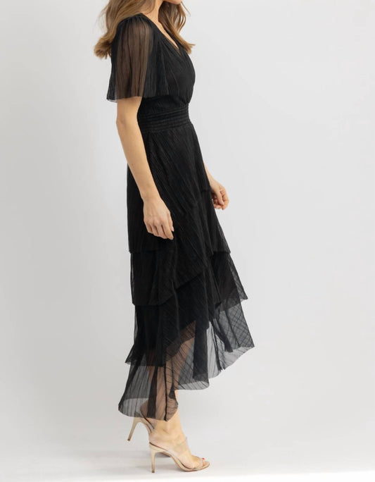 Dress Forum - Midnight Metallic Midi Dress