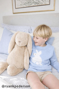 Mudpie - Kid's Crew Neck Boy Bunny Sweater