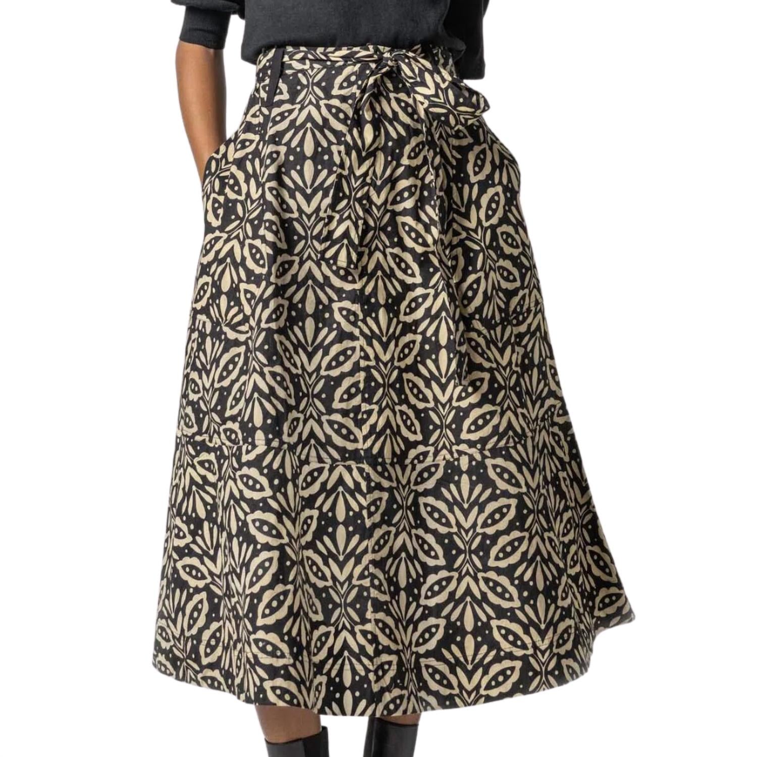 Lilla P - Women's Belted Skirt
