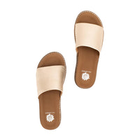 YELLOWBOX Women's Shelly Slide Sandals in gold - women's sandal - alternate view