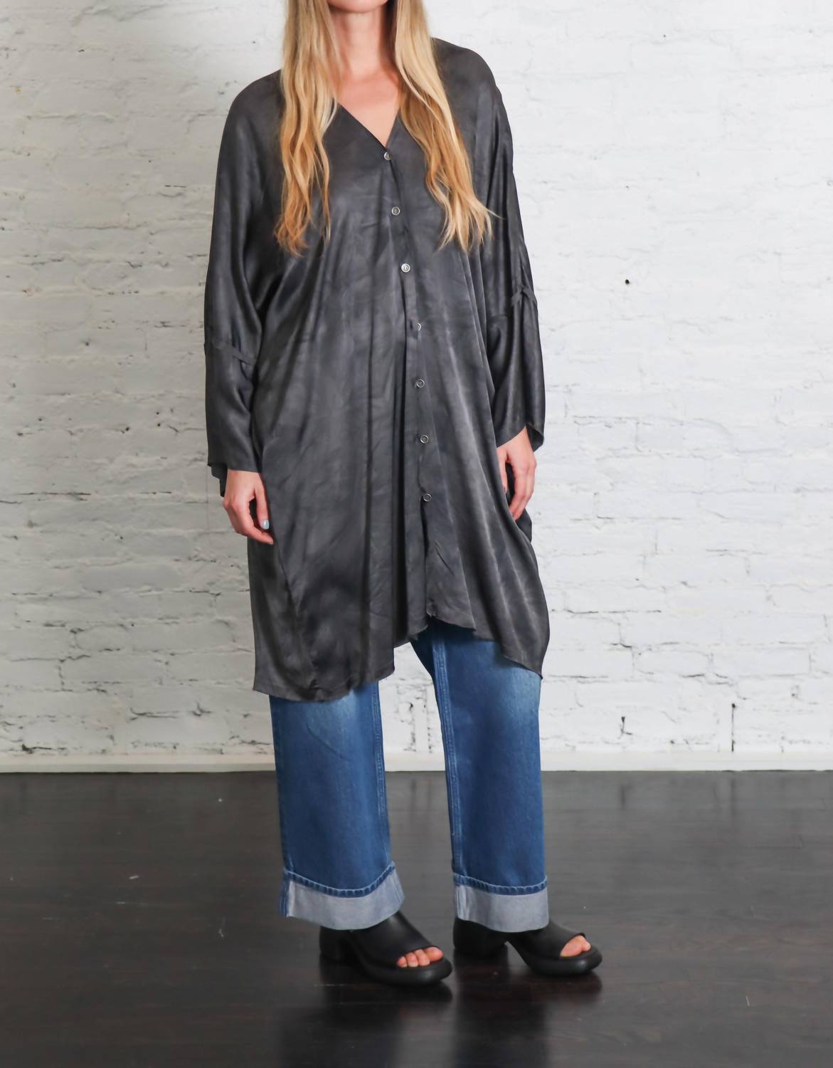 Sanctamuerte - Cardigan Tunic Top