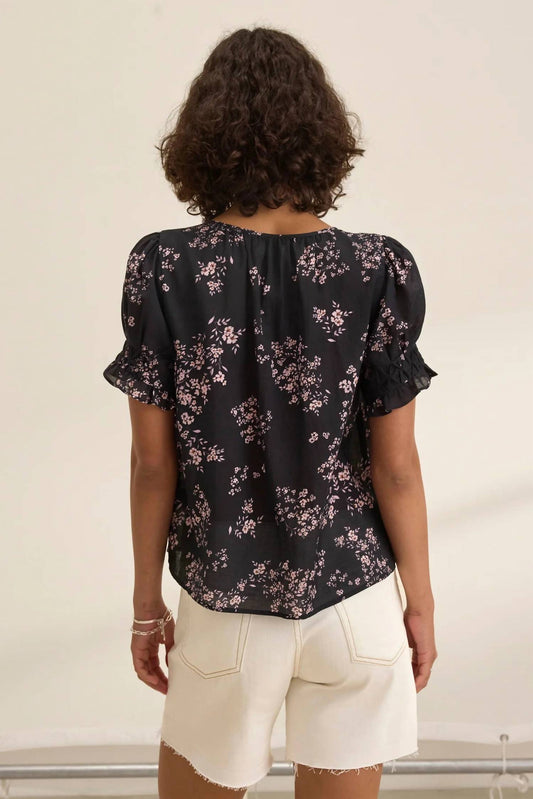 Velvet By Graham & Spencer - Leslie Top in Meadow