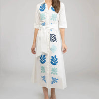 Beau & Ro - Eloise Applique Midi Dress