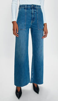 PISTOLA Penny High Rise Wide Leg Jean in canal - women's jeans